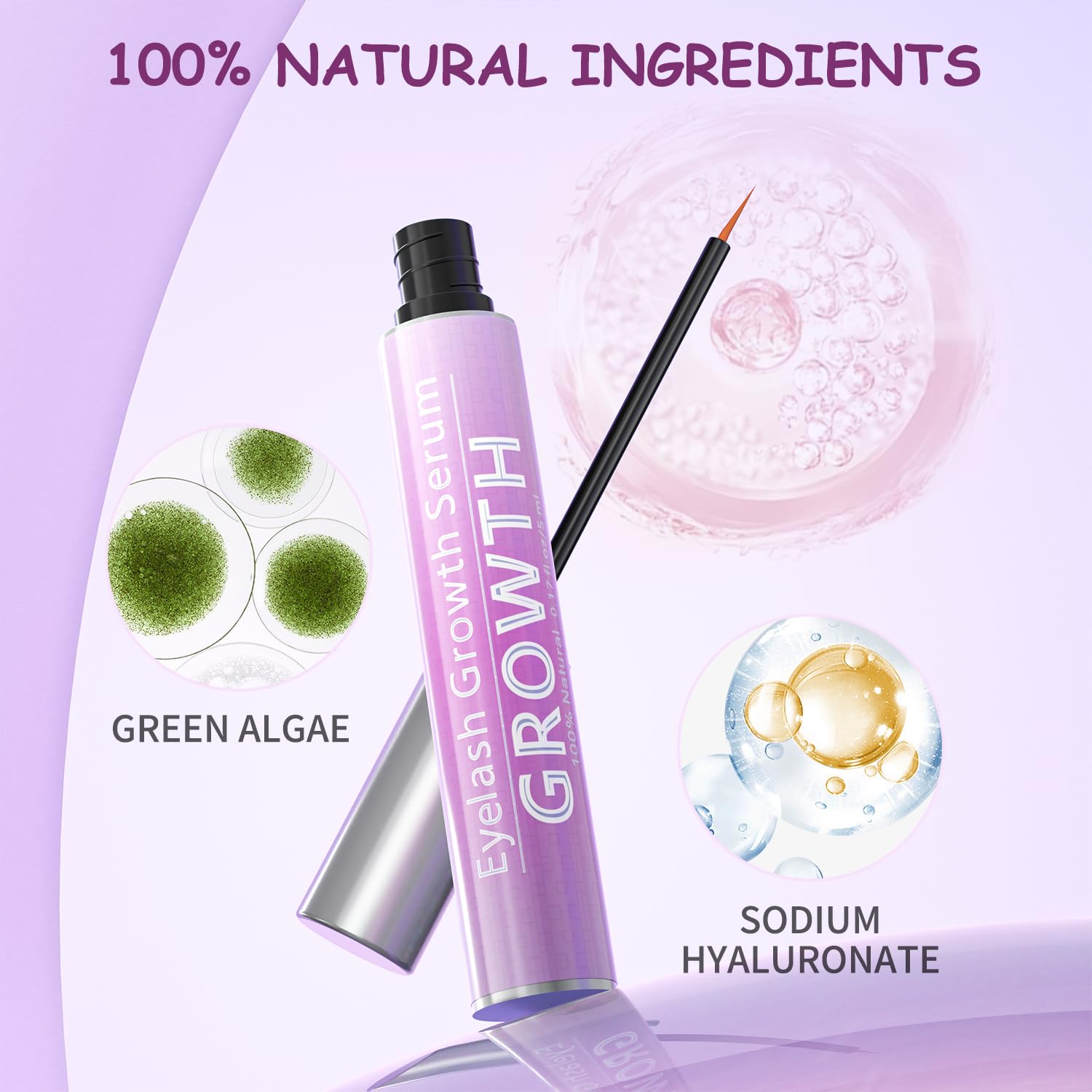 Aplicador preciso de Tinclen Serum para aplicar en la base de pestañas.