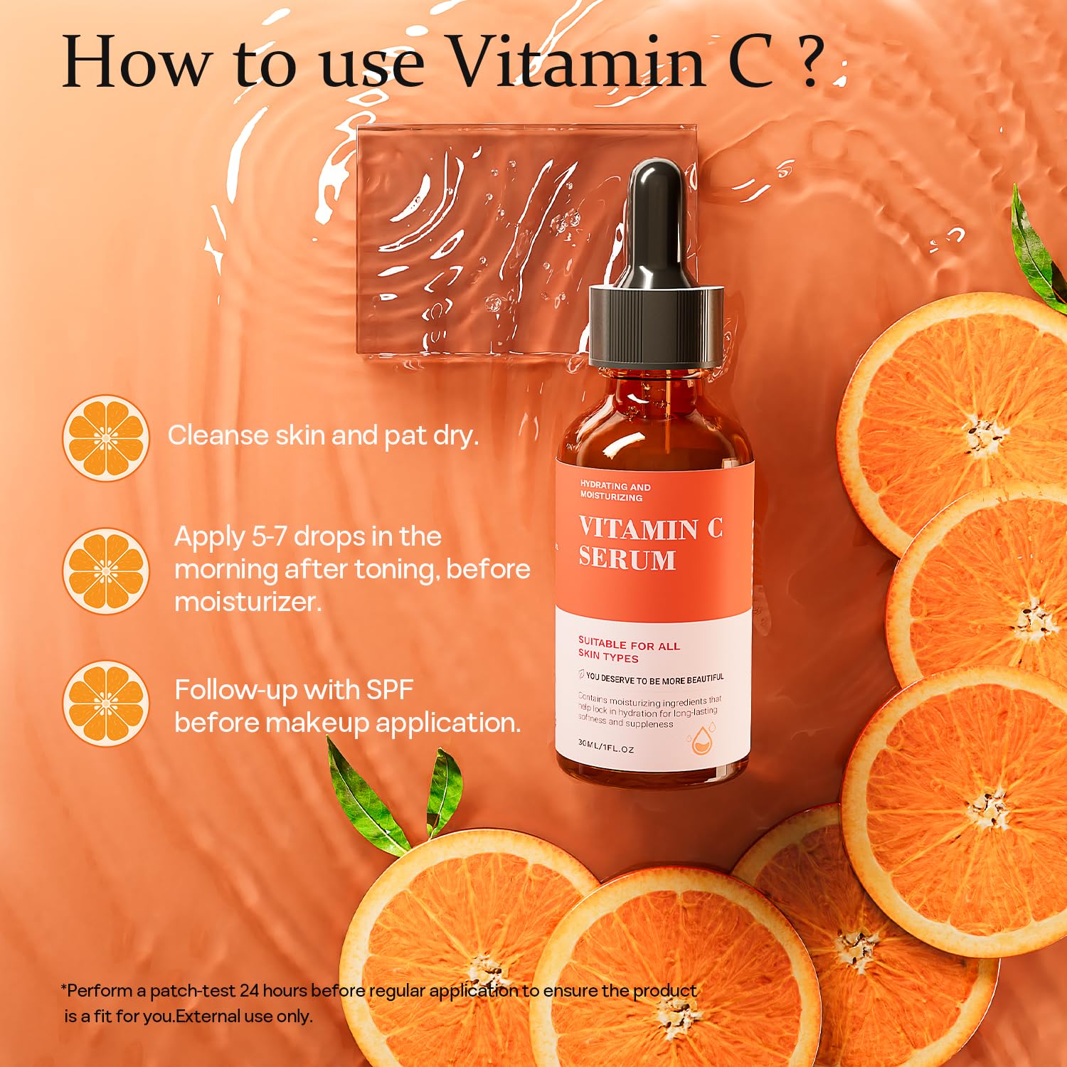 Tinclen Serum Vitamina C: ingredientes antioxidantes fortalecen la defensa de la piel