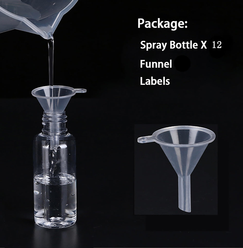 TINFO clear empty bottles 120ml ideal for toiletries and on-the-go use.