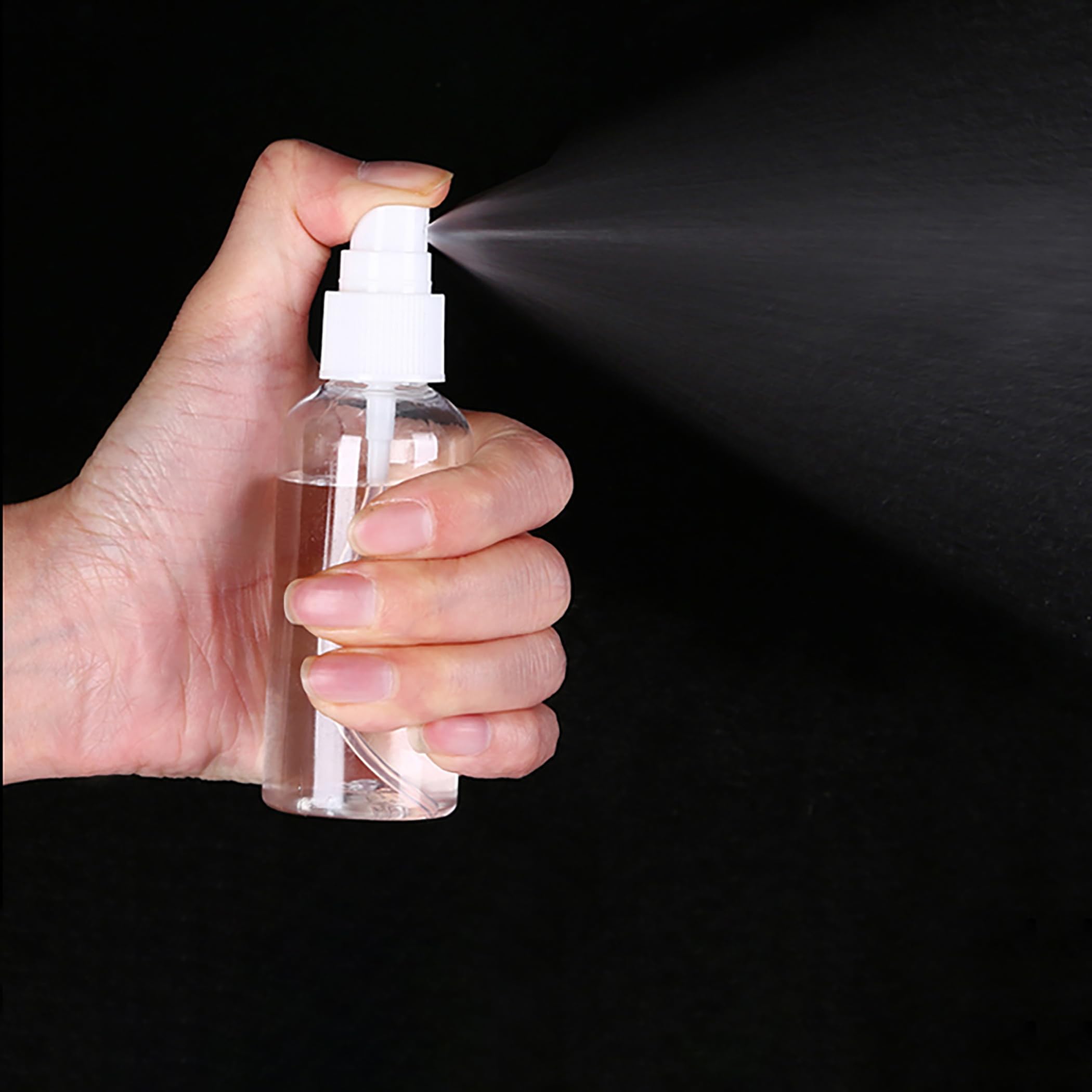 TINFO mini travel spray bottles 4oz lightweight and leak-resistant.