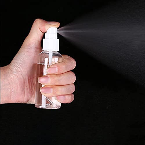 TINFO travel clear 30ml bottles packed for trips.