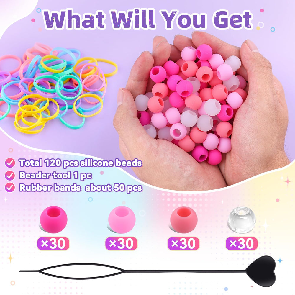 TINKRSTUFF bandas-elasticas-50: sujetan trenzas y permiten cambios rápidos.