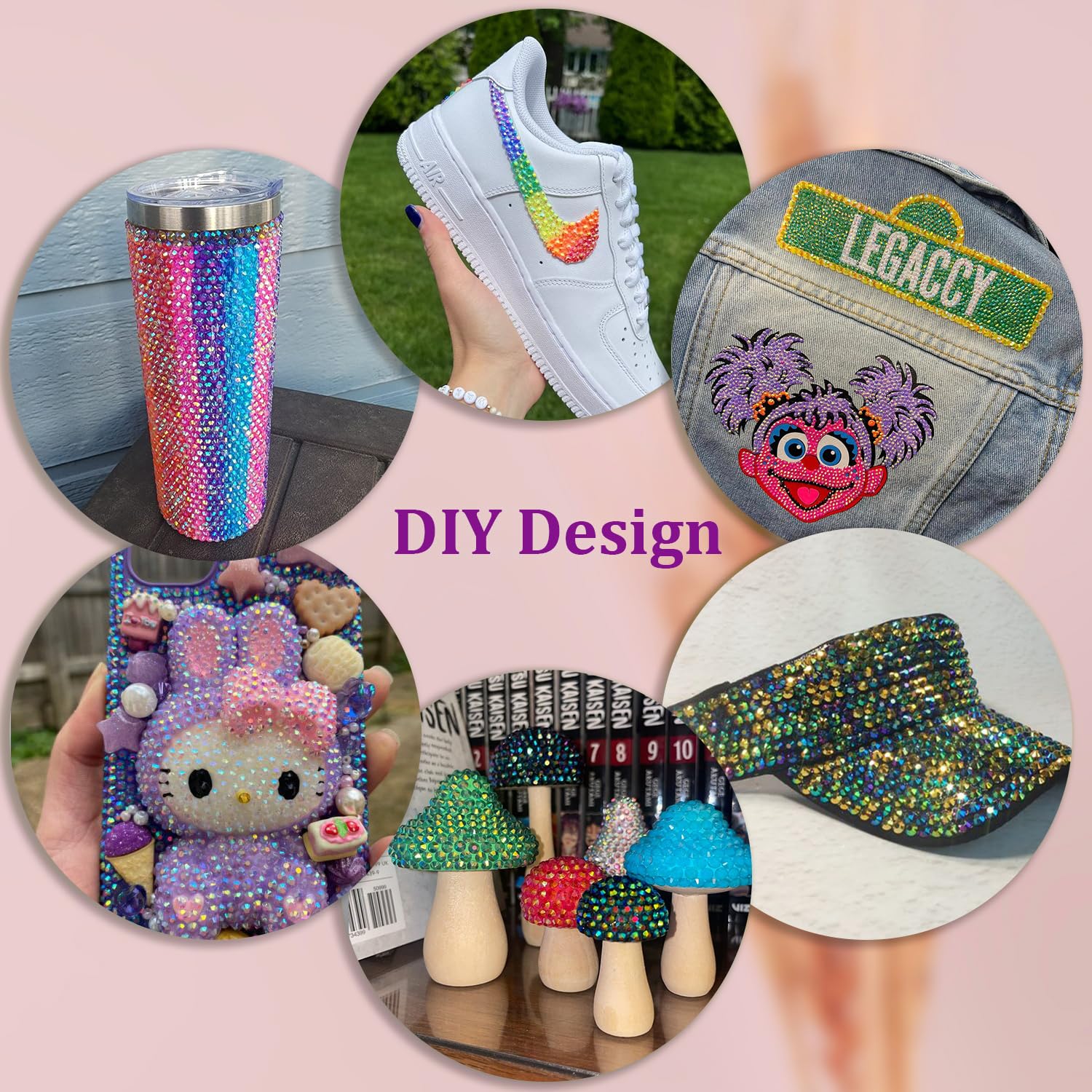 TINKRSTUFF bedazzle shoes with radiant rhinestones for standout footwear.