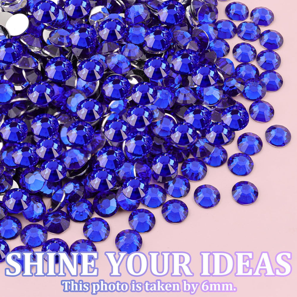 TINKRSTUFF Brillantes de resina azul para proyectos decorativos.