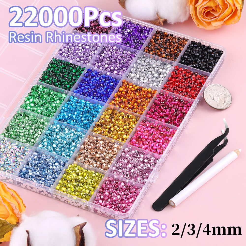 Piedras de resina TINKRSTUFF 3mm, colores mixtos para detalles llamativos