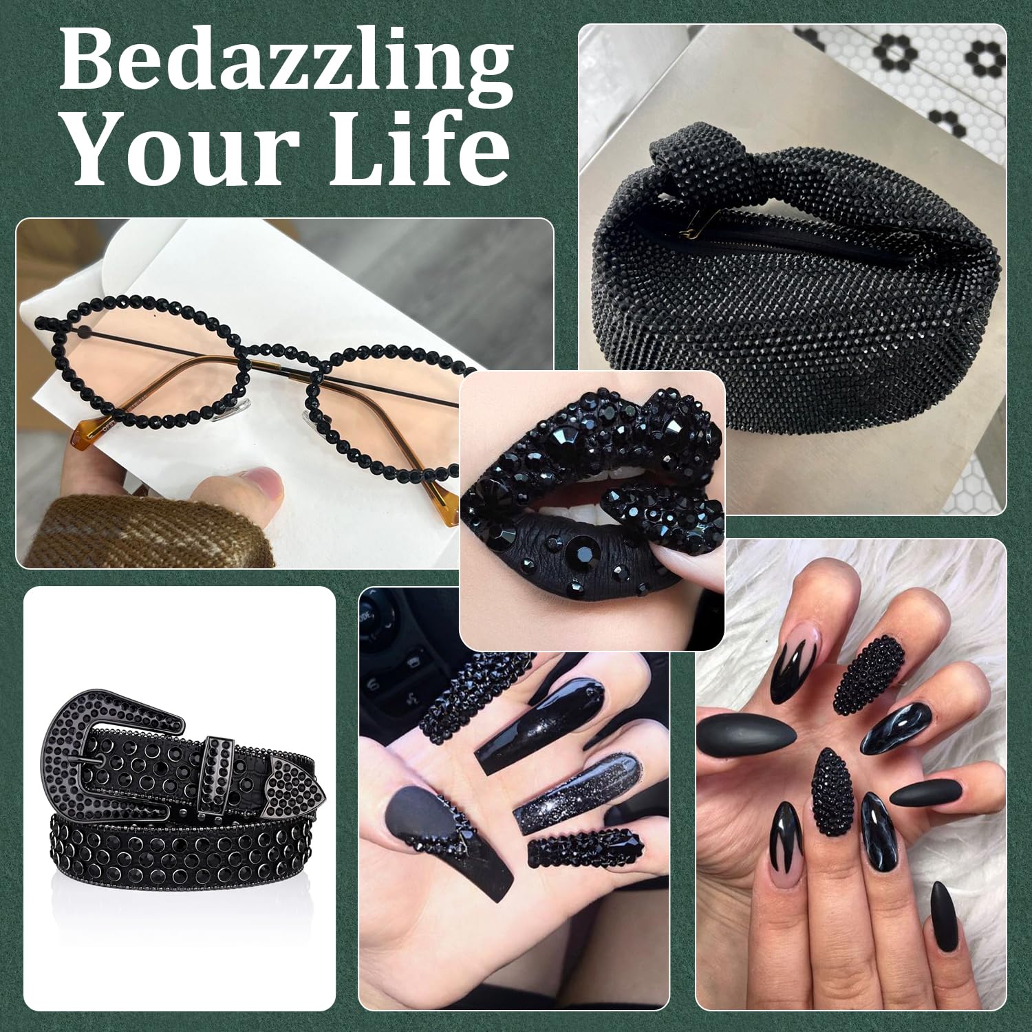 TINKRSTUFF crafts and nail art bling on shoes, cases, and more.