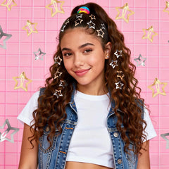 Detalle de clip metálico Tinkrstuff para un acabado resistente y elegante