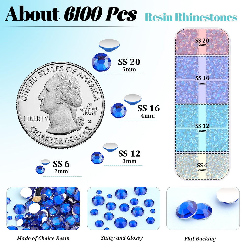 TINKRSTUFF flatback rhinestones close-up shows iridescent sparkle for dazzling crafts