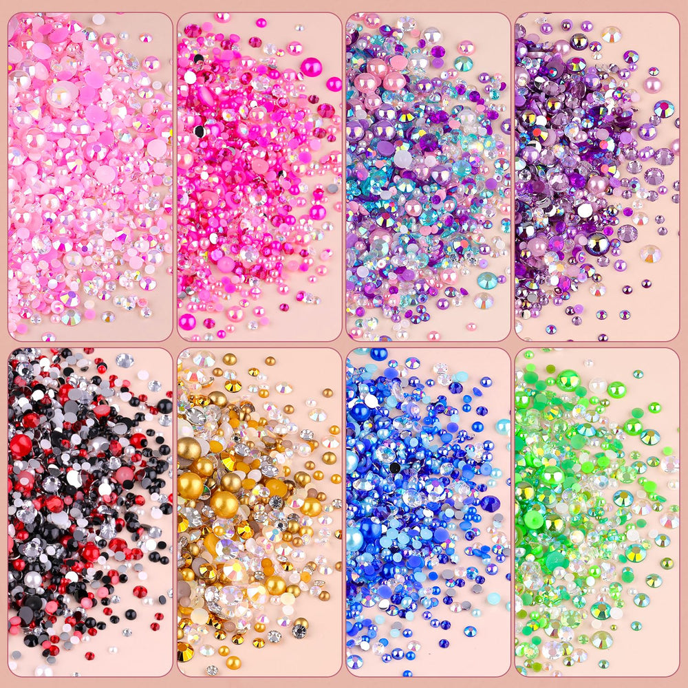 TINKRSTUFF perlas planas 6mm para capas y contrastes elegantes