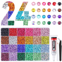 Piedras de resina Tinkrstuff brillantes 3mm multicolor para decorar manualidades