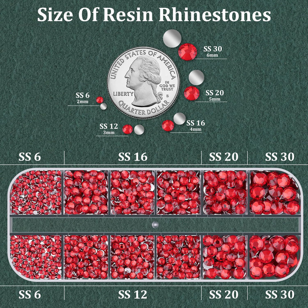TINKRSTUFF resin rhinestones 3mm grid adds elegant nail and fabric shine
