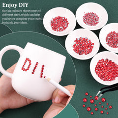 TINKRSTUFF resin rhinestones 4mm grid ideal for shoes and accessories