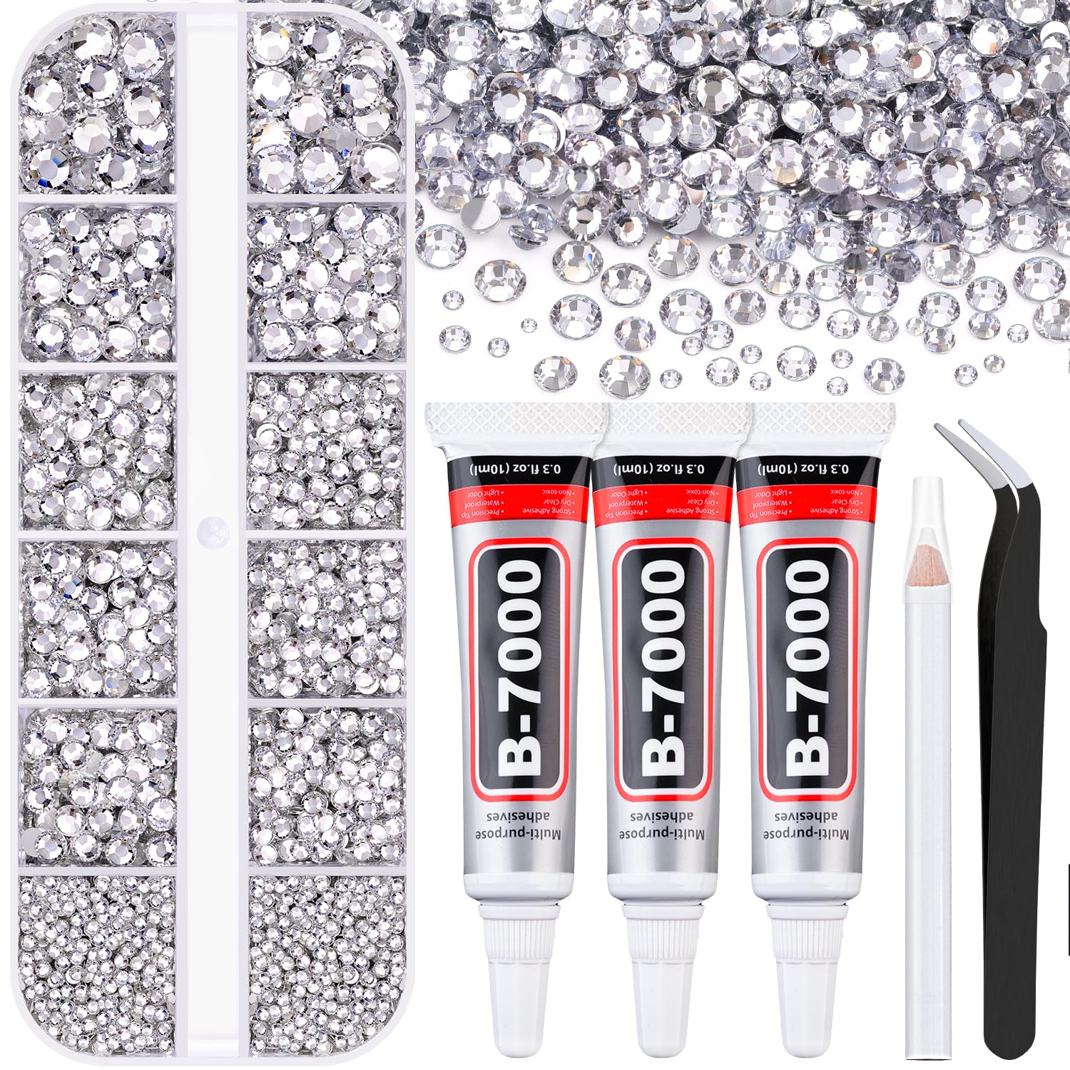 TINKRSTUFF resin rhinestones kit pack for craft embellishment