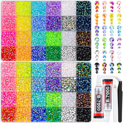 TINKRSTUFF rhinestones 3mm-4mm-5mm mixed colors sparkle in crafts.