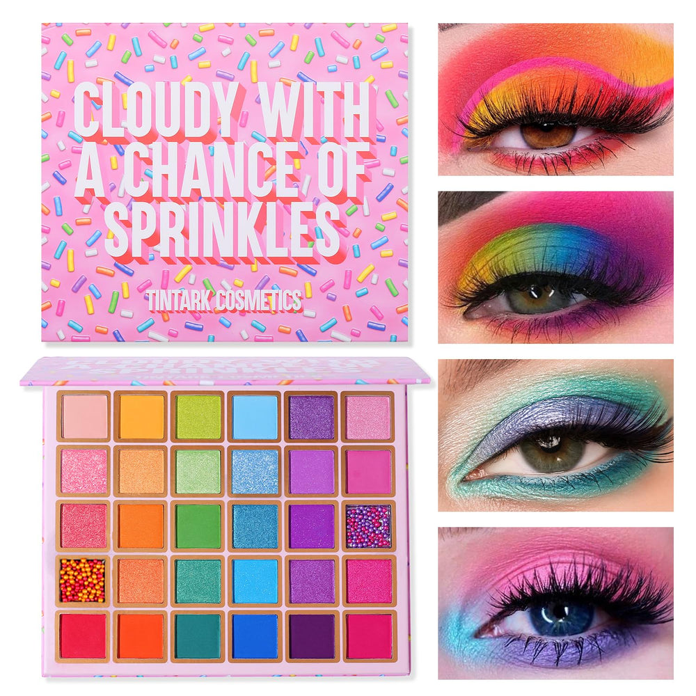 Tintark Paleta 30 sombras colores arcoíris para crear estilos versátiles