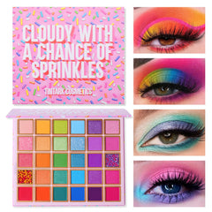 Tintark Paleta 30 sombras colores arcoíris para crear estilos versátiles