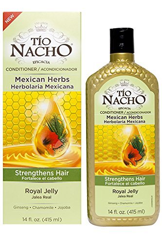 Tio Nacho conditioner being applied to hair for smoother hair