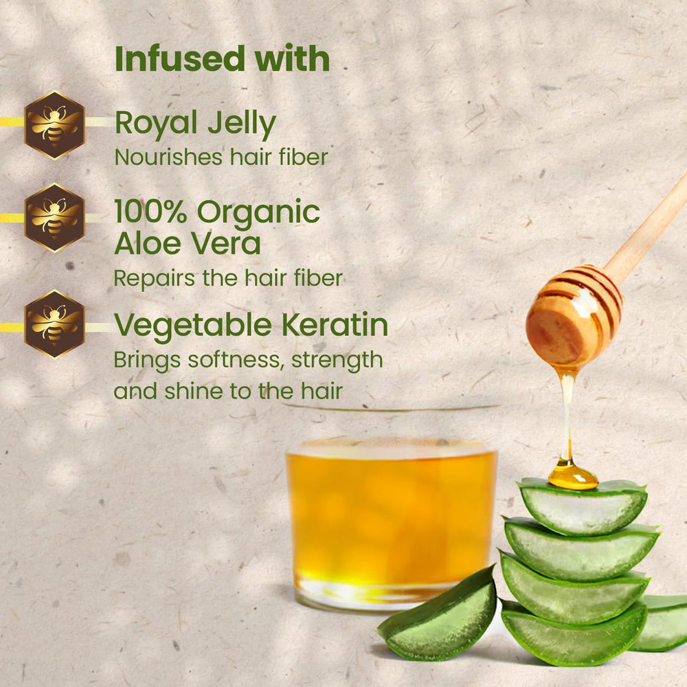 Tio Nacho jalea real, ingrediente nutritivo para cabellos débiles.