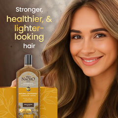 Tio Nacho Lightening Shampoo foam in hand ready to cleanse and brighten