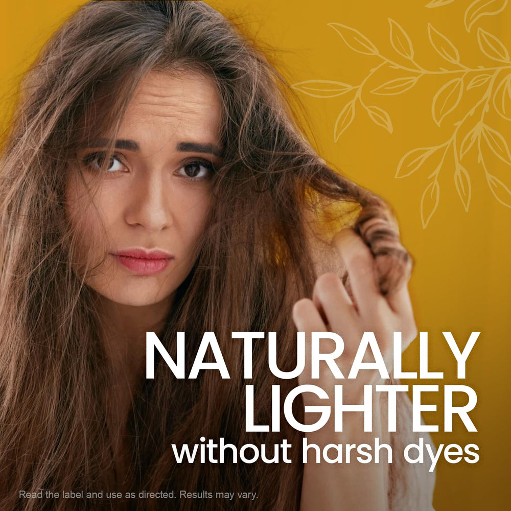 Tio Nacho Lightening Shampoo label detail showing chamomile and royal jelly ingredients