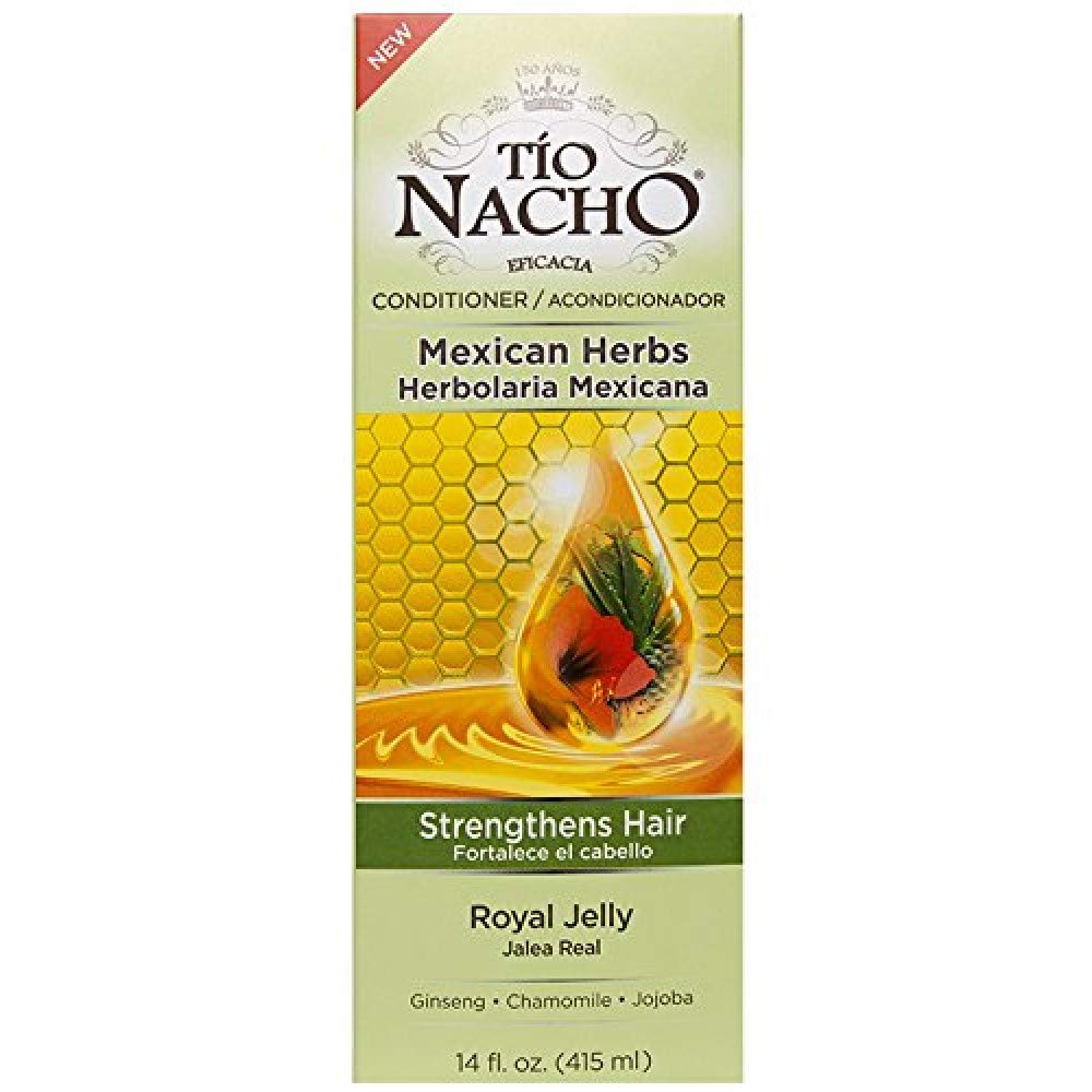 Tio Nacho Mexican Herbs Anti-Hair-Loss Conditioner bottle displayed for fortifying strands