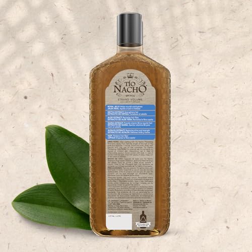 Tio Nacho Thickening Conditioner close-up shows thicker-looking hair fibers