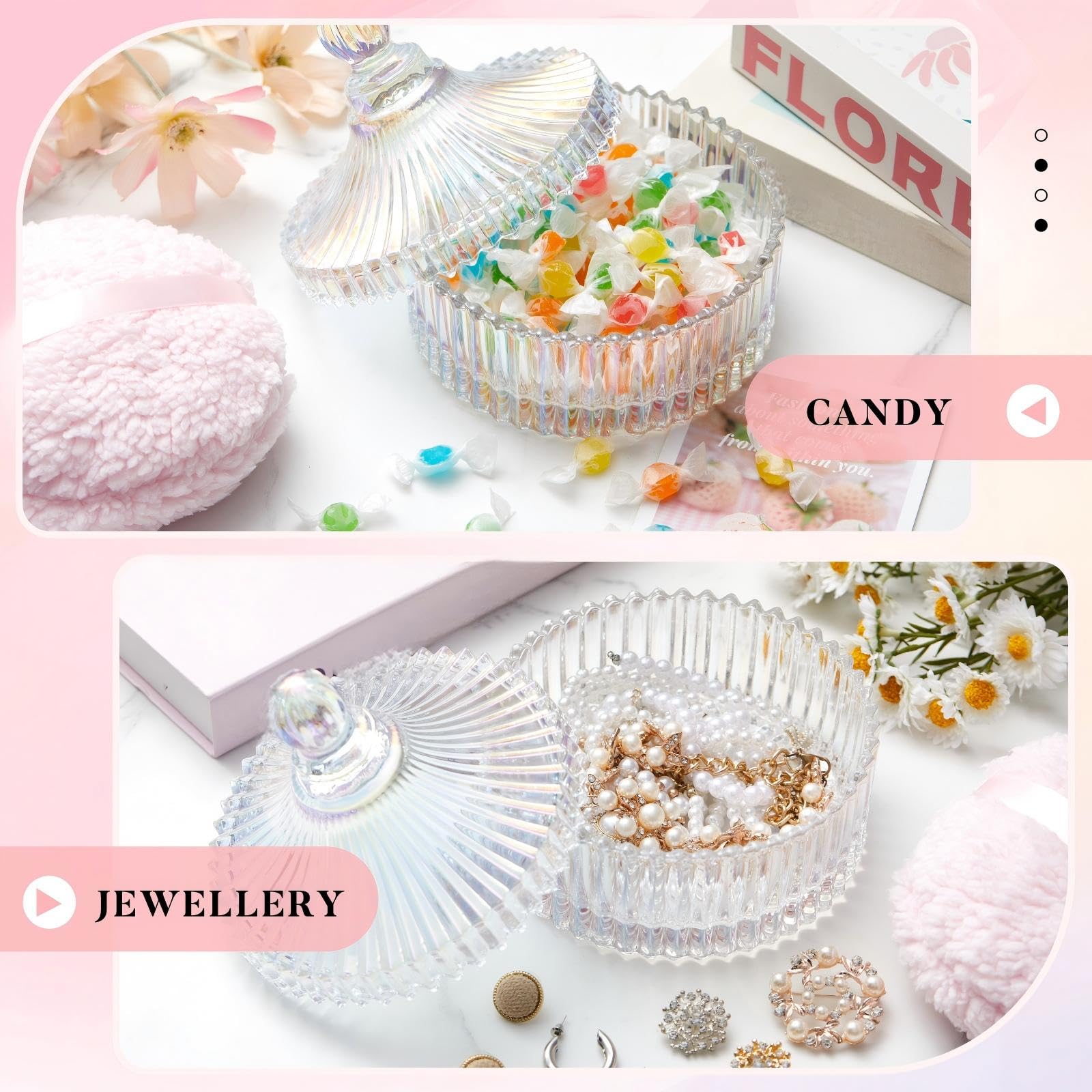 Tioncy multiuse container for organized storage of small items