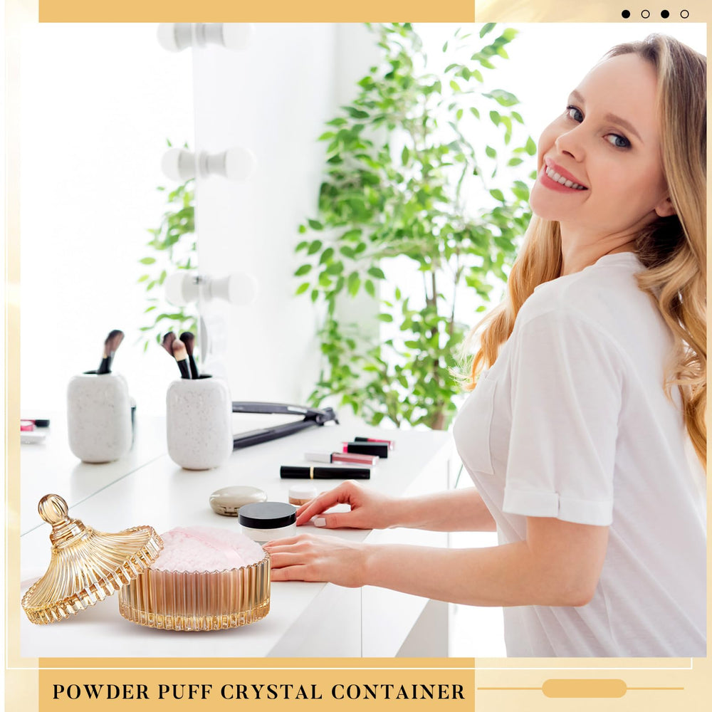 Tioncy multiuse powder container doubles as jewelry storage