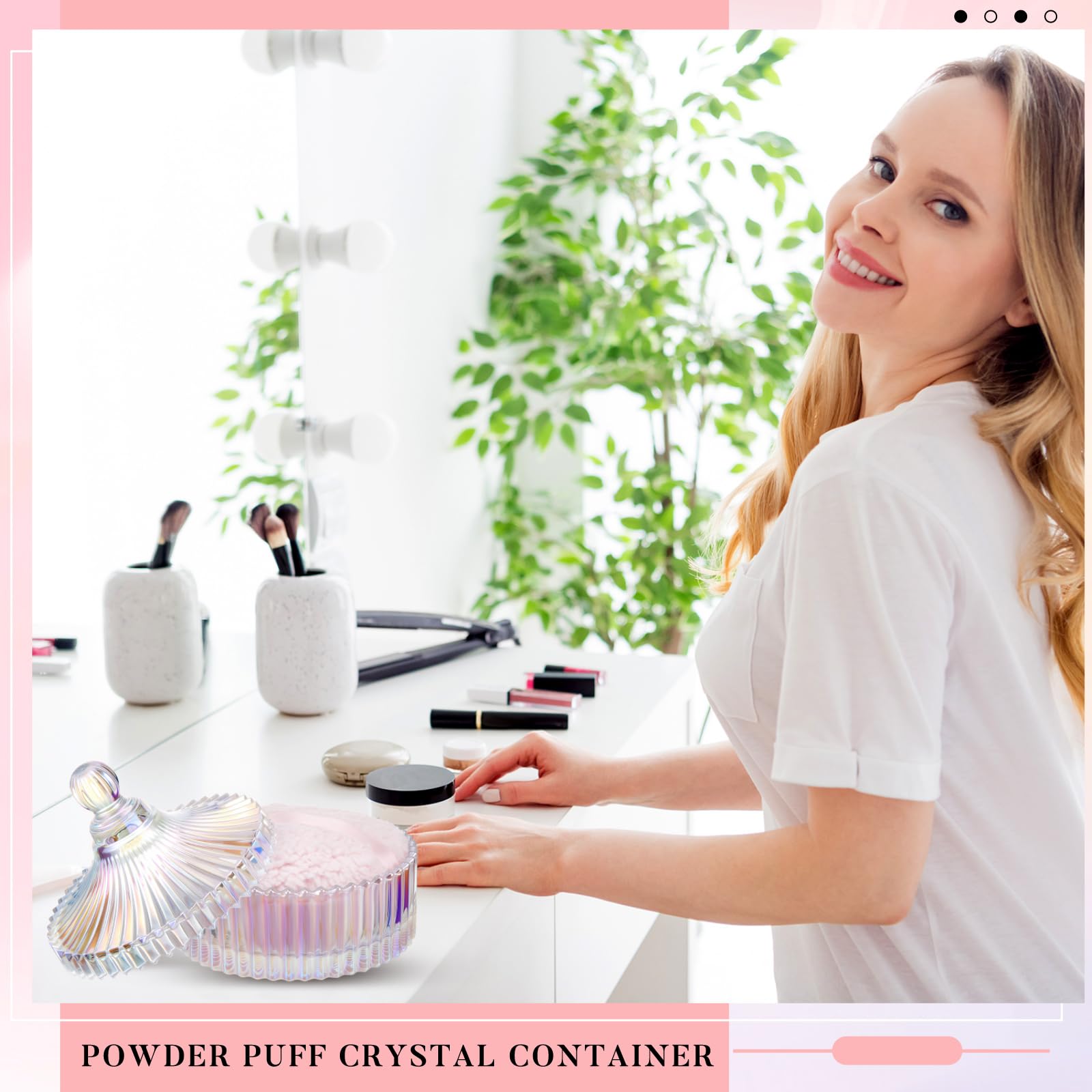 Tioncy travel-friendly powder puff kit in a compact setup