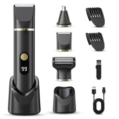 Tiovara beard trimmer close-up head enabling precise facial grooming.