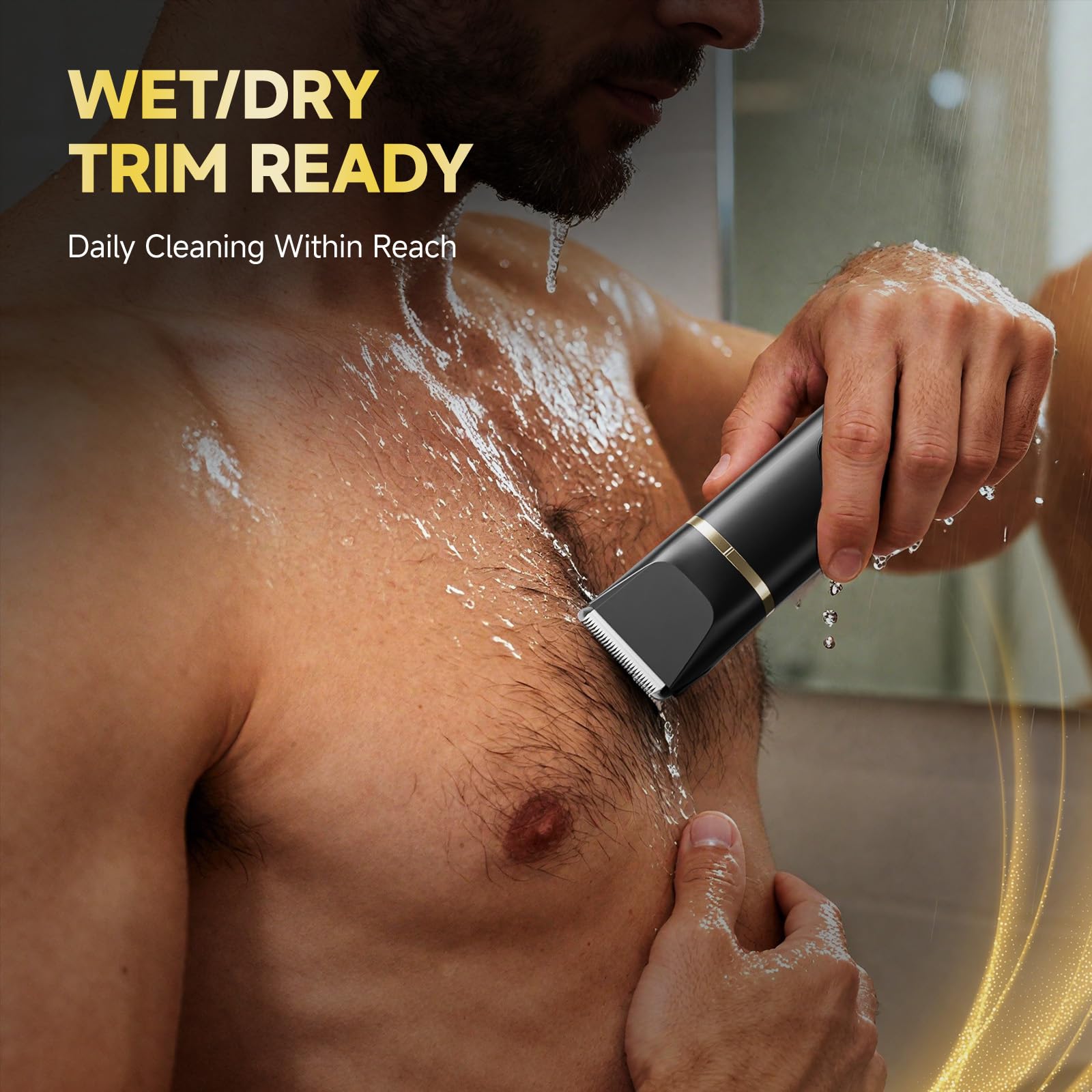 Tiovara beard trimmer guards 3-6-9-12mm for precise trimming lengths.