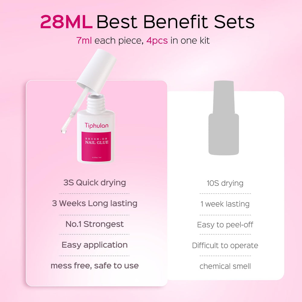 TIPHULAN 7ml bottle detail showing generous volume for many manicures