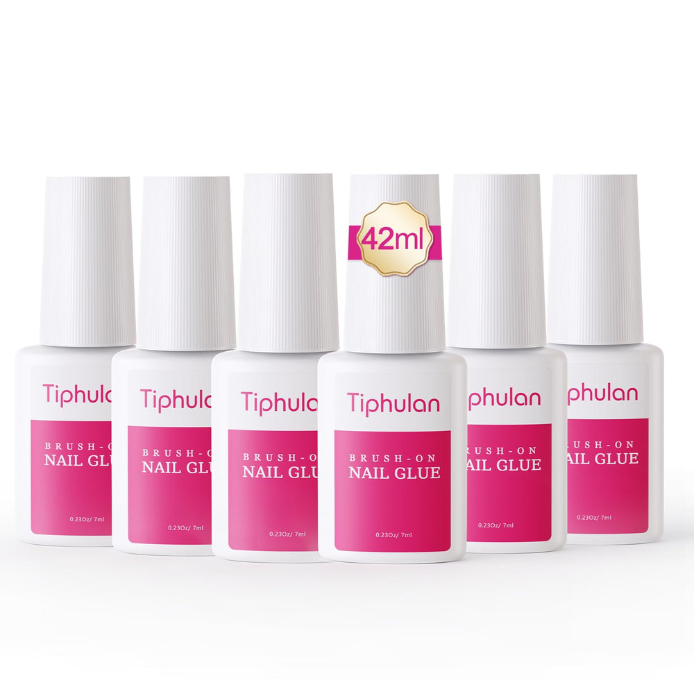 TIPHULAN brocha-uñas 42ml facilita aplicación precisa en uñas naturales o artificiales.