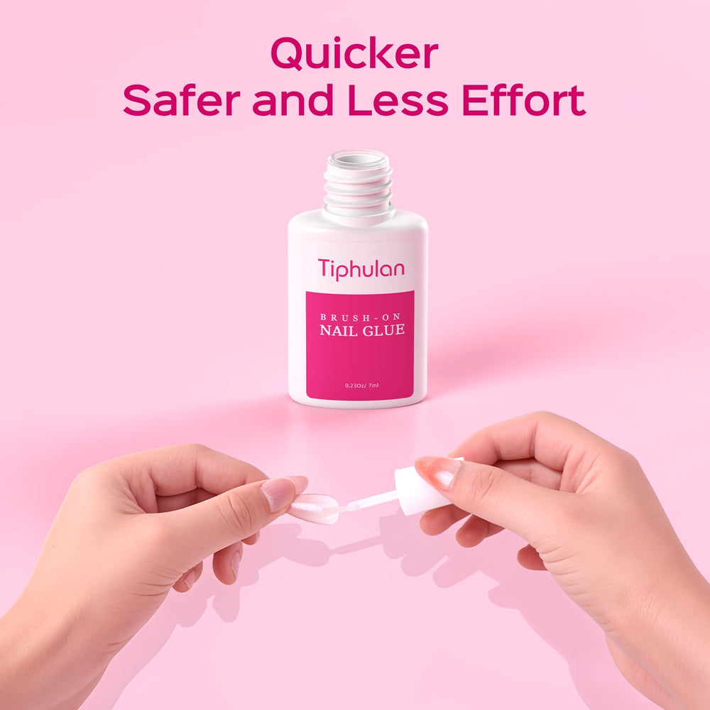 TIPHULAN pegamento uñas acrílicas duradero para manicuras prolongadas.