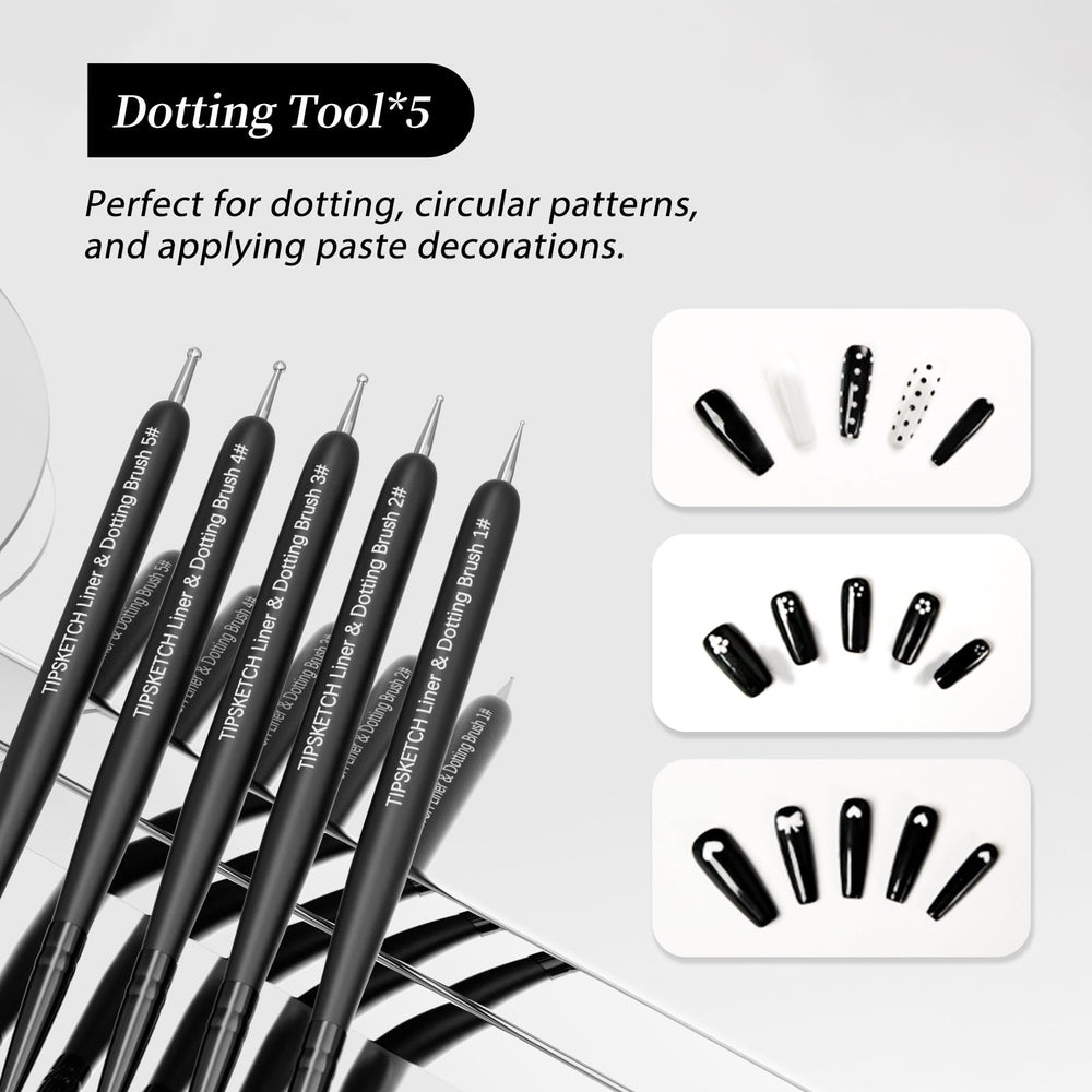 Tipsketch 15mm liner brush for bold decorative lines.