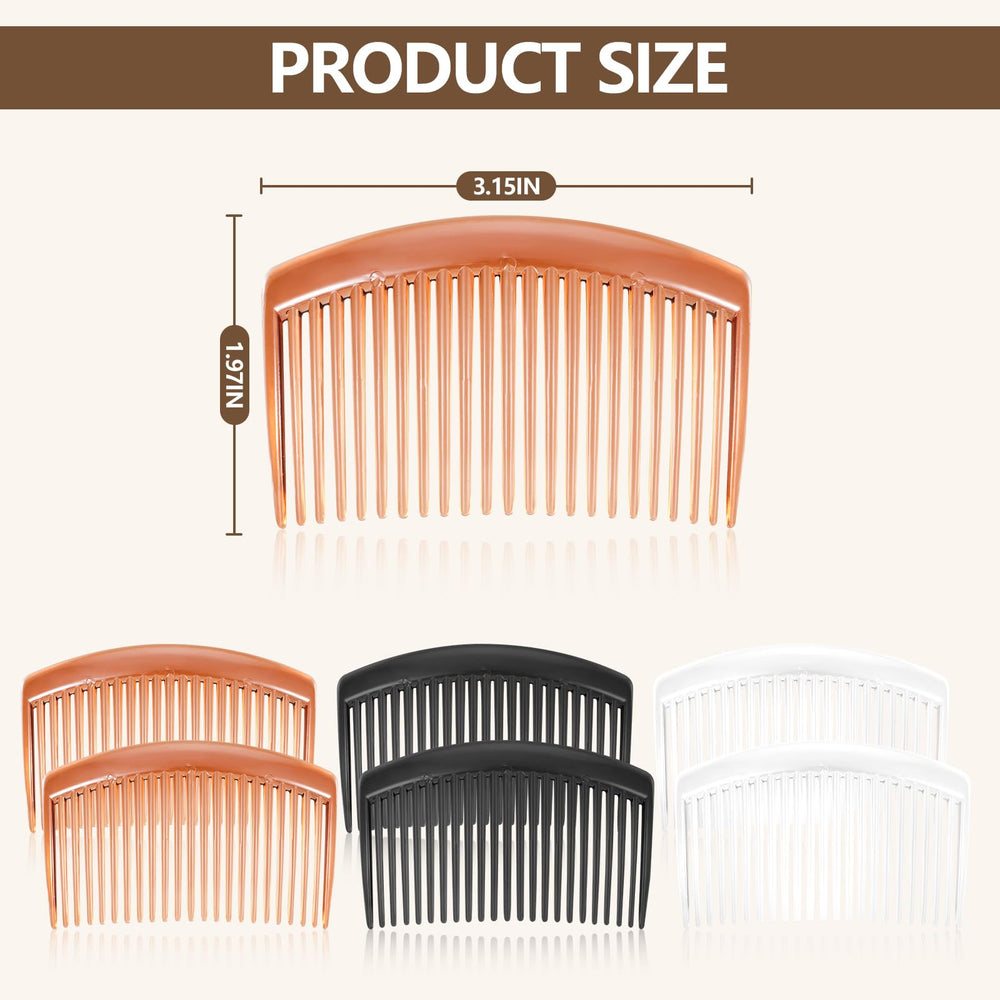 TIPTAP brown 3.15-inch side comb for precise, controlled grooming.