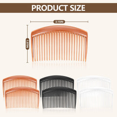 TIPTAP brown 3.15-inch side comb for precise, controlled grooming.