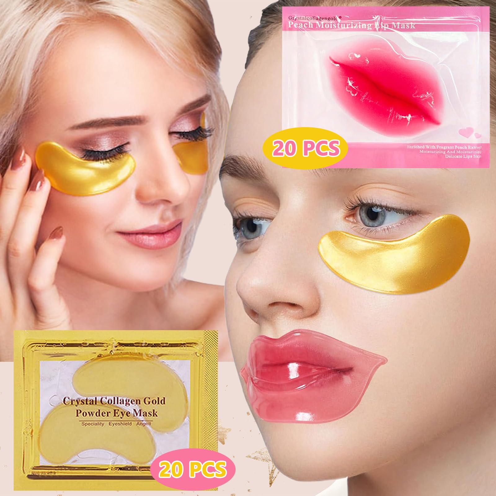 TIRDET: parches para ojos y labios con hidratación intensa.