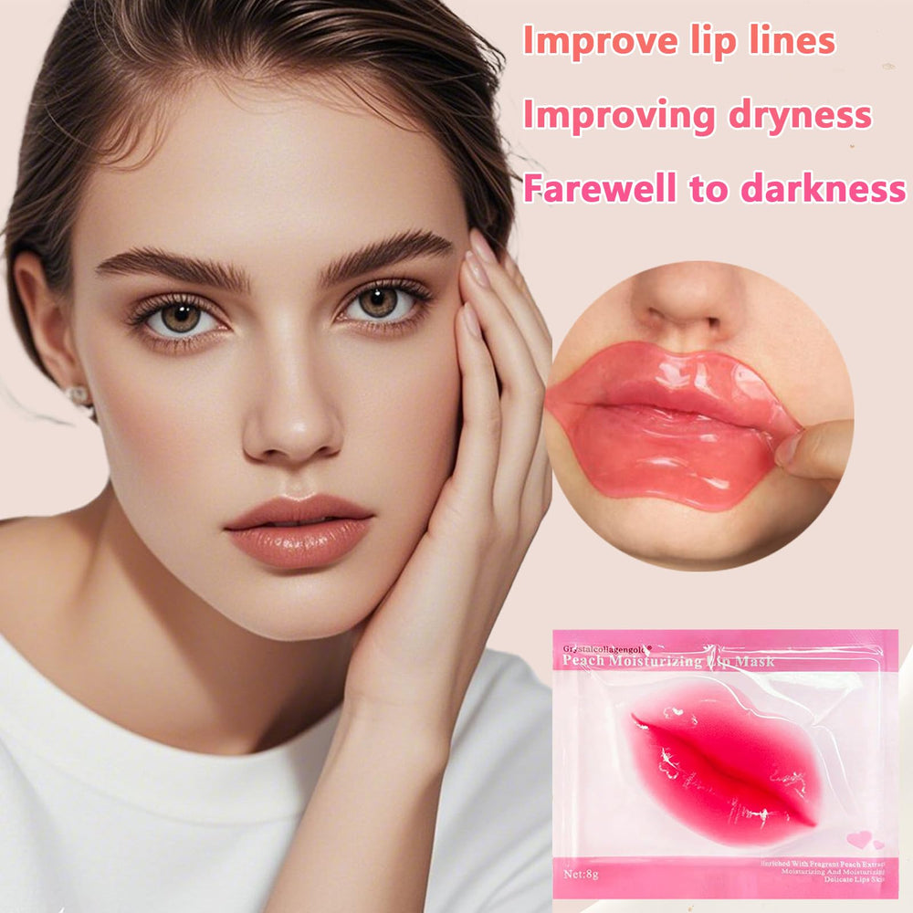 Parches labiales TIRDET con colágeno para labios hidratados.