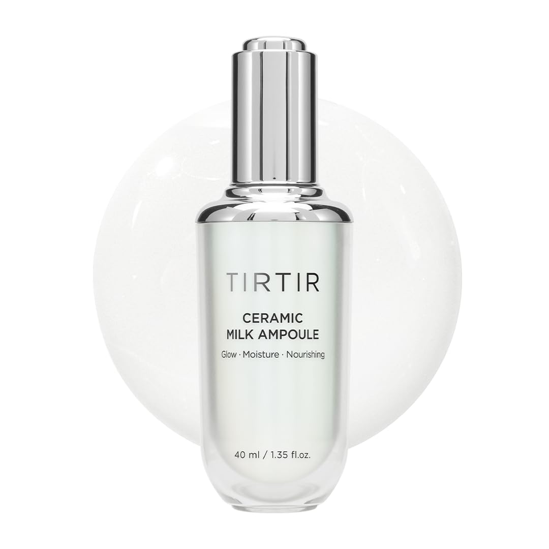 TIRTIR Ceramic Milk Ampoule bottle cap showcasing premium dispensing design.