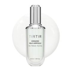 TIRTIR Ceramic Milk Ampoule bottle cap showcasing premium dispensing design.