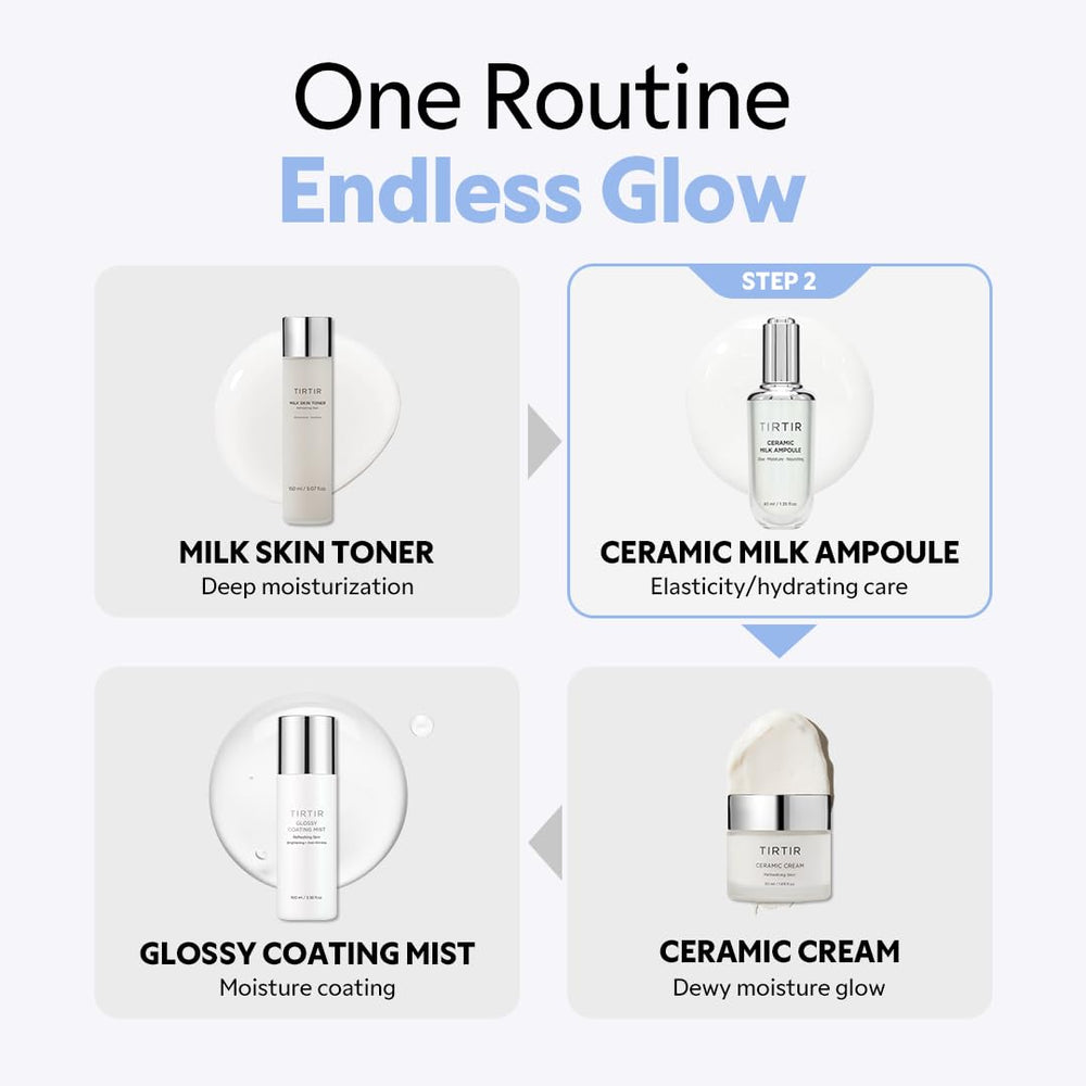 TIRTIR Ceramic Milk Ampoule vegan ingredients support clean beauty.