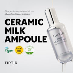 TIRTIR Ampolla Leche Cerámica aplicándose para hidratación duradera