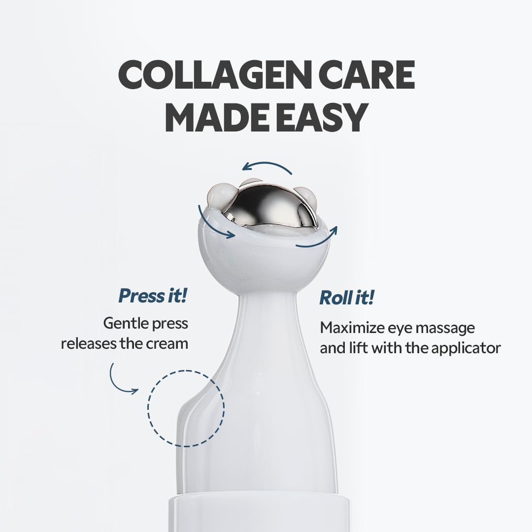 TIRTIR eye care roller application supports a refreshed contour