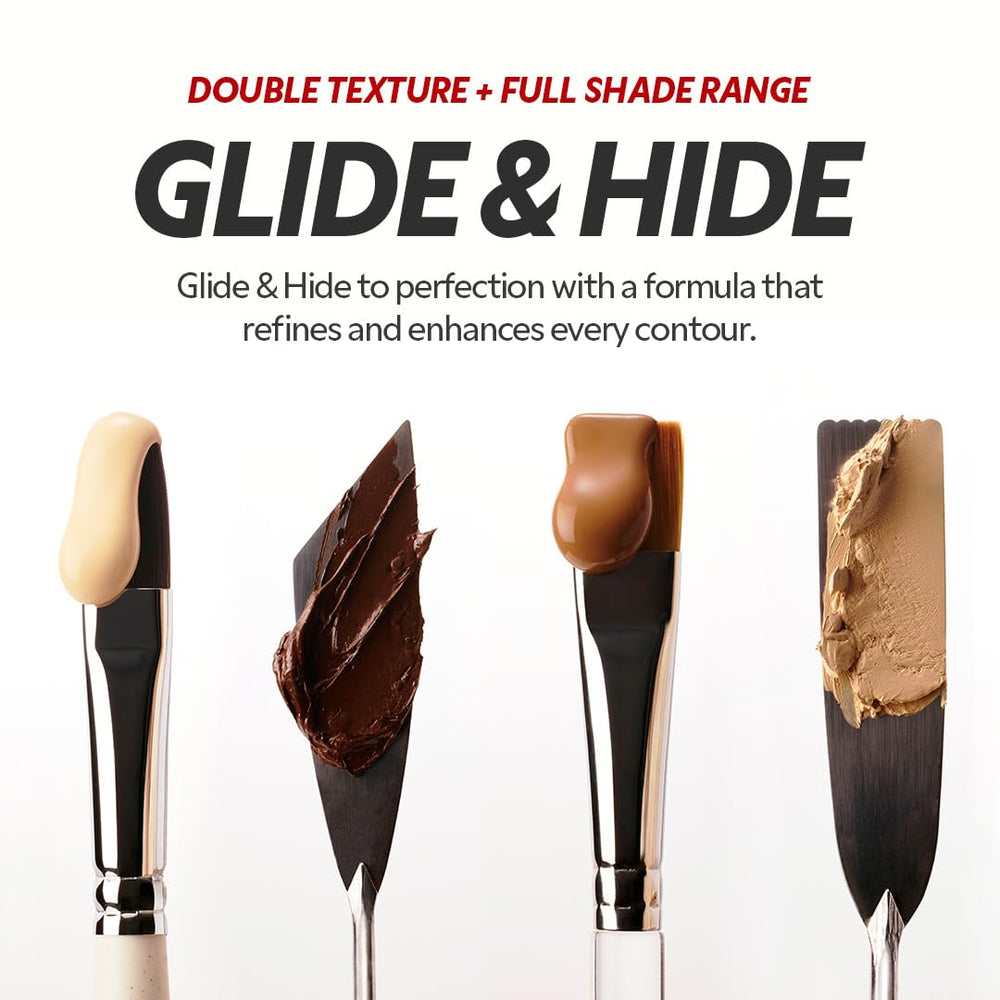 Corrector TIRTIR Glide&Hide complejo de ácido hialurónico para hidratación