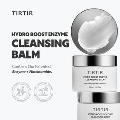 TIRTIR Hydro Boost balm texture close-up highlights enzyme powered exfoliation