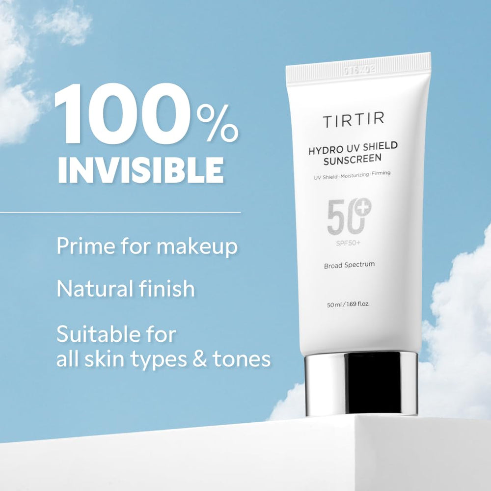 TIRTIR Hydro UV Shield phyto collagen supports skin elasticity.