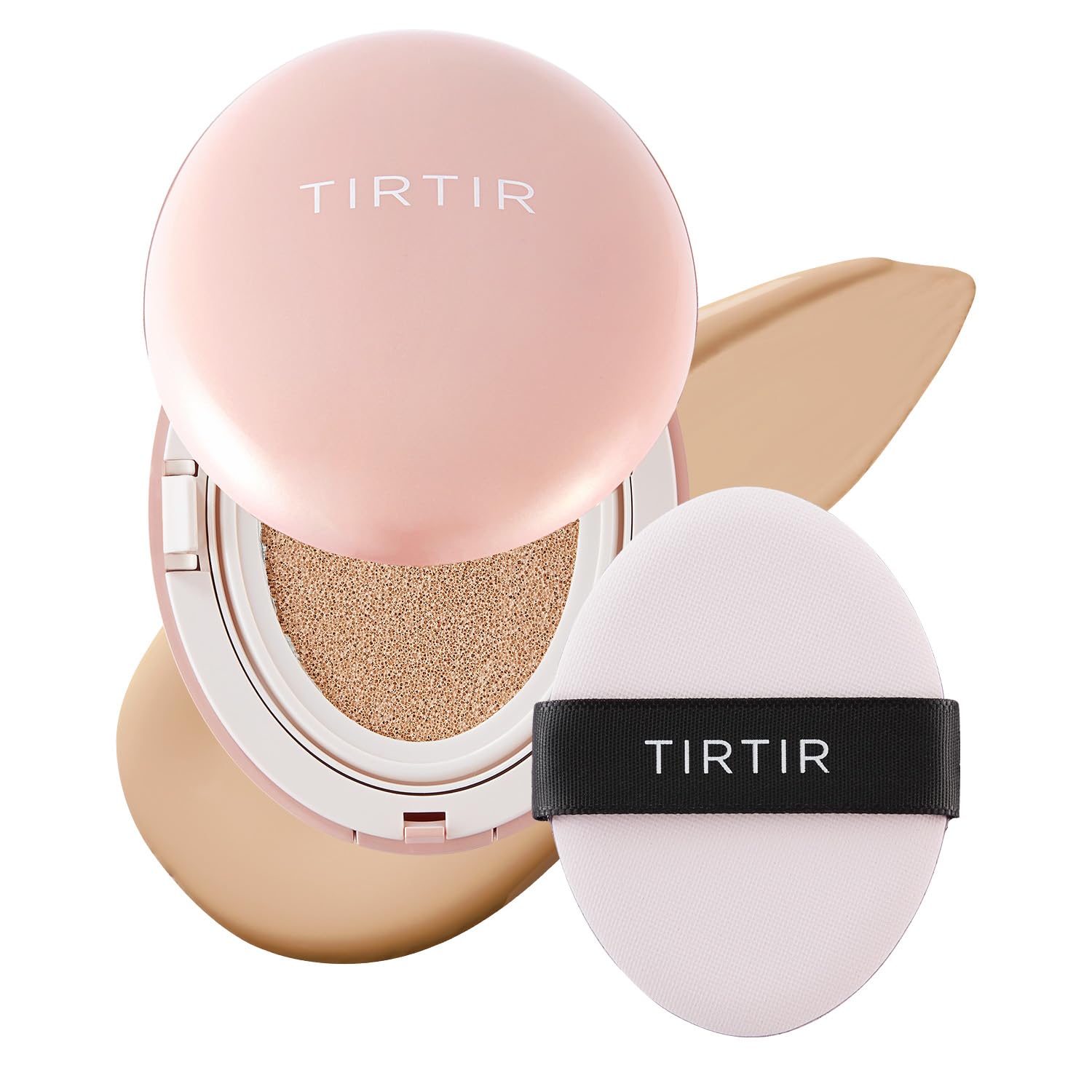 TIRTIR Mask Fit All Cover Pink Cushion compact provides smooth, long lasting coverage.