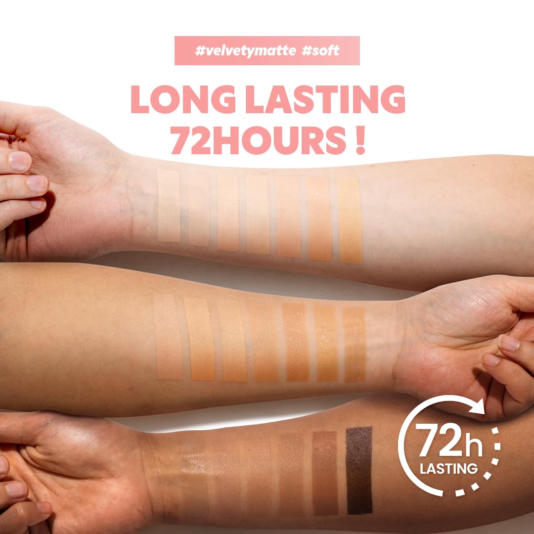 TIRTIR velvety matte finish for a luxe, natural looking base.