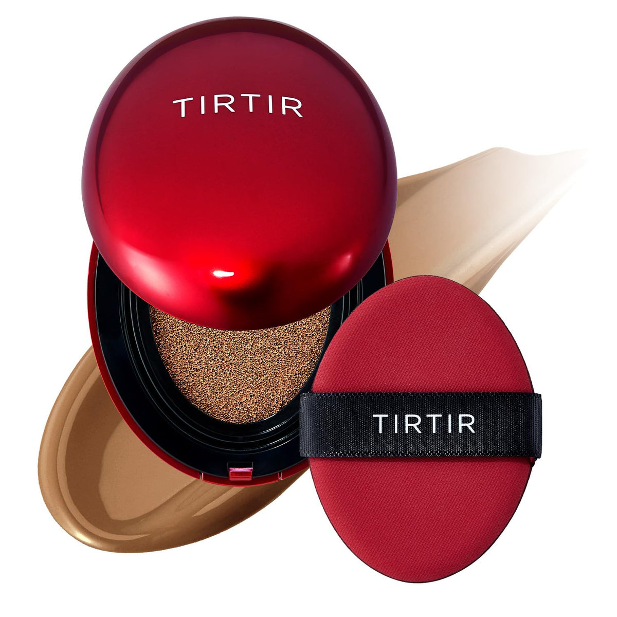 TIRTIR Mask Fit Red Cushion bottle for easy, long-lasting coverage.